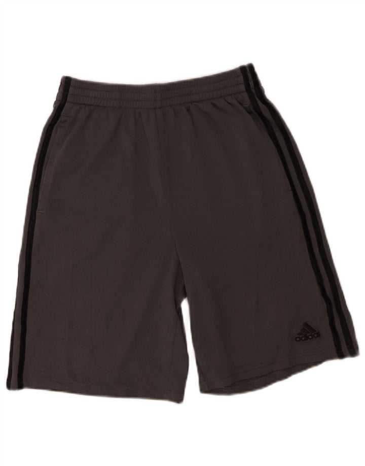 Спортивные шорты Adidas для мальчиков 14-15 лет, большие серые, полиэстер