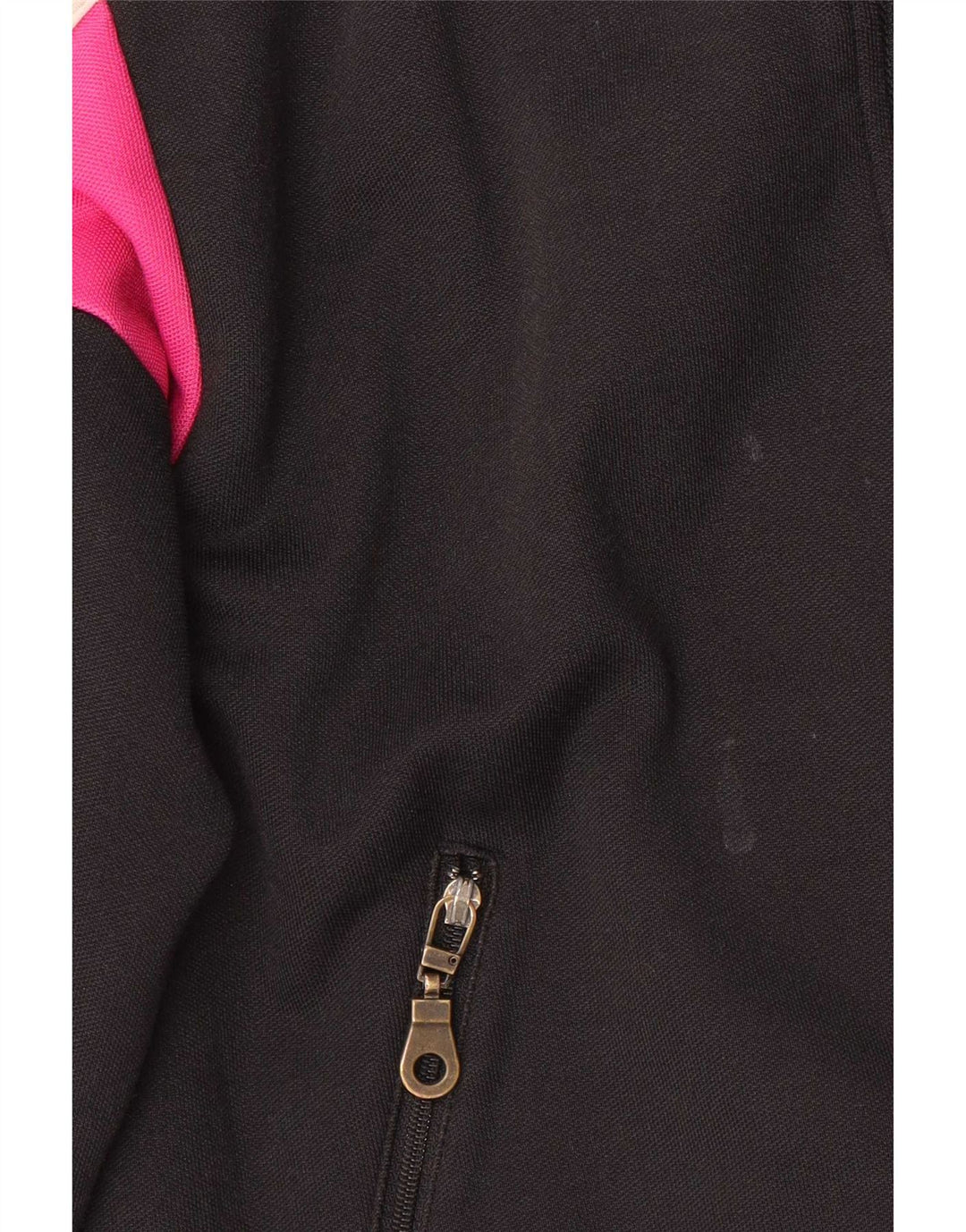 Женский спортивный костюм Adidas Top Jacket UK 12, средний черный, хлопок с цветными блоками