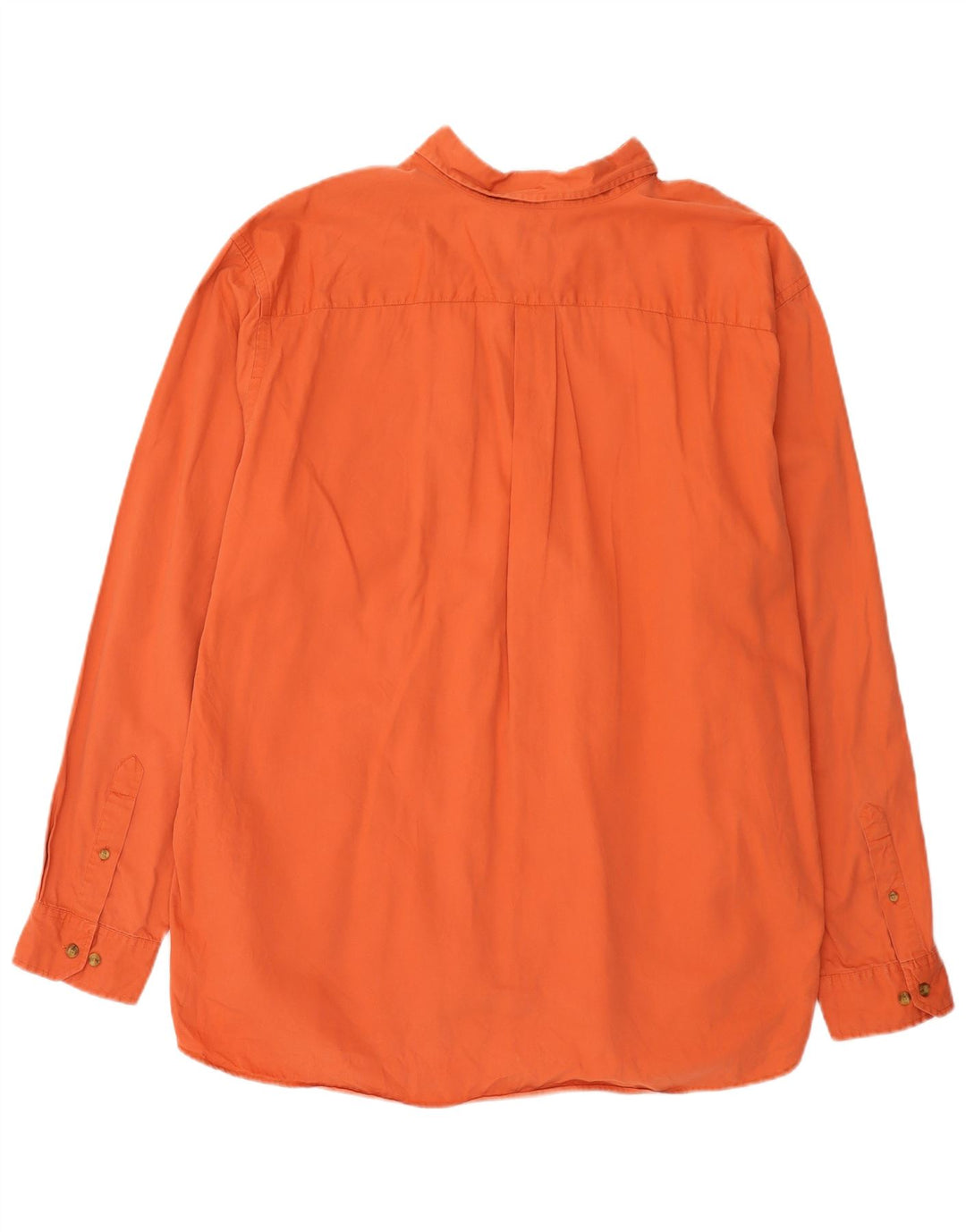 Мужская рубашка Eddie Bauer 2XL оранжевая, хлопок