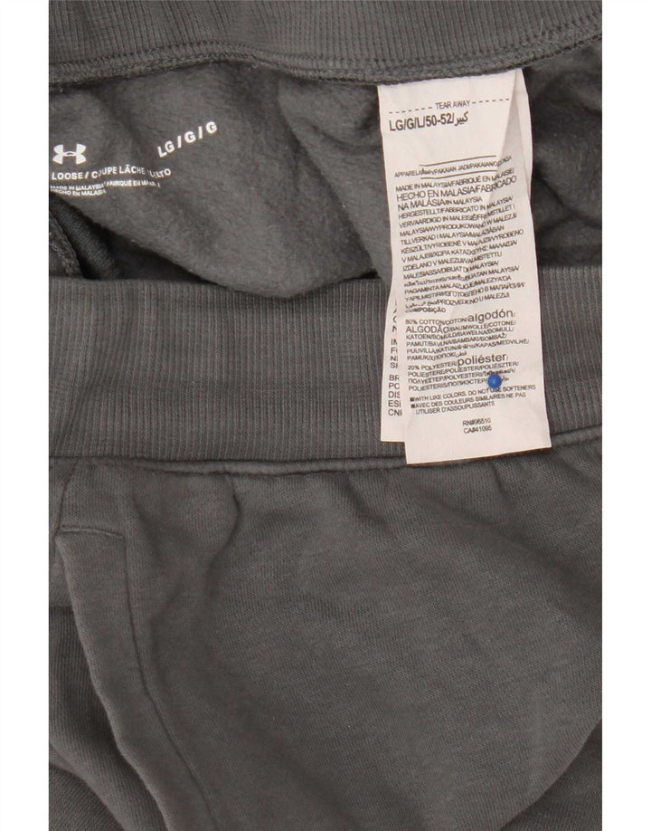 Мужские спортивные шорты Under Armour, большие серые, хлопок