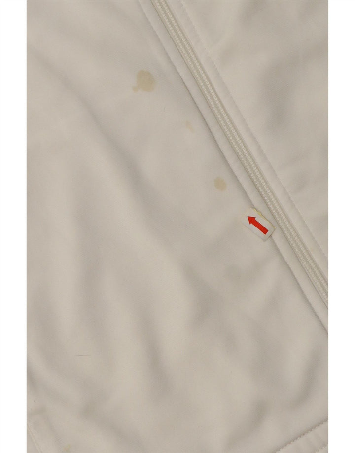 Мужской спортивный костюм ADIDAS, верхняя куртка, средний белый полиэстер с цветными блоками