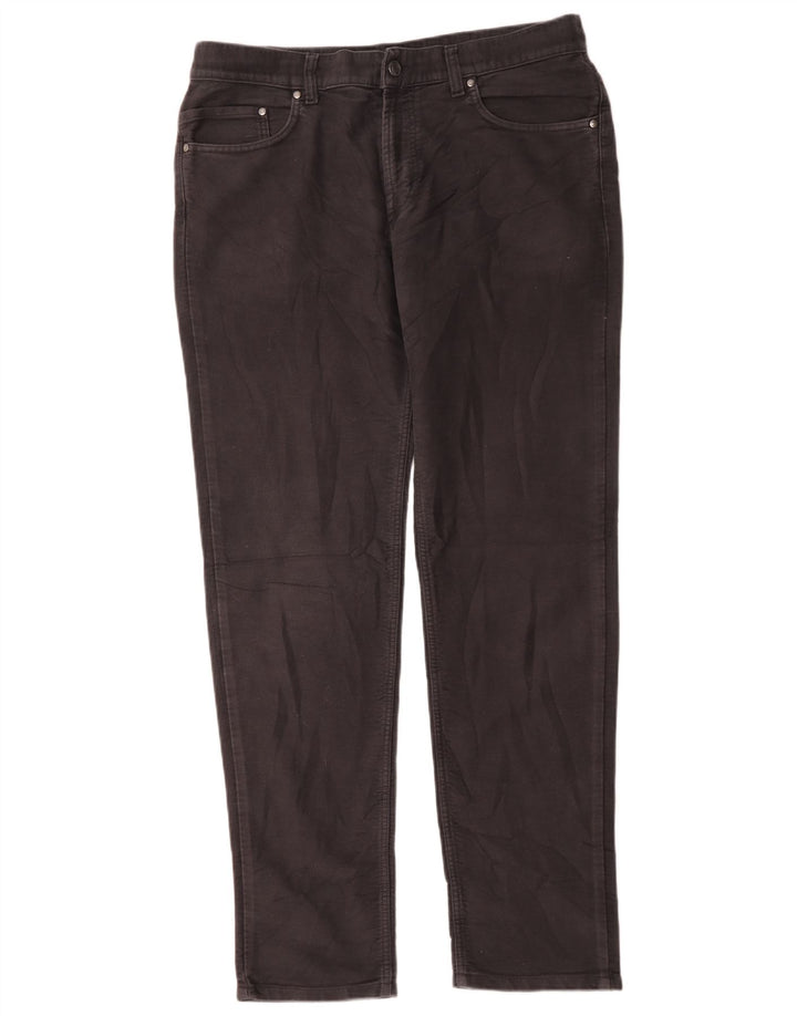 Carrera Mens 700 Regular Casual Брюки W36 L32 Серые хлопковые