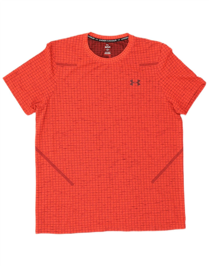 Мужская футболка с рисунком Under Armour, большой красный нейлон