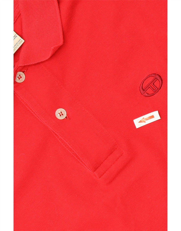 Мужская рубашка-поло SERGIO TACCHINI IT 46, маленькая, красная, хлопок