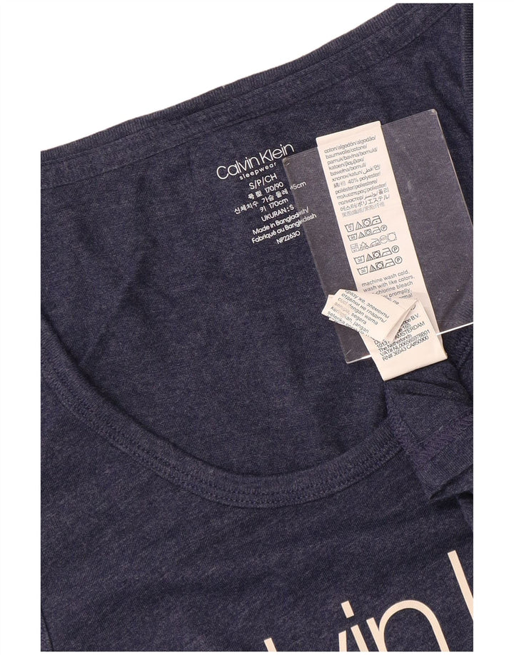 CALVIN KLEIN Мужской жилет с рисунком, маленький темно-синий, хлопок