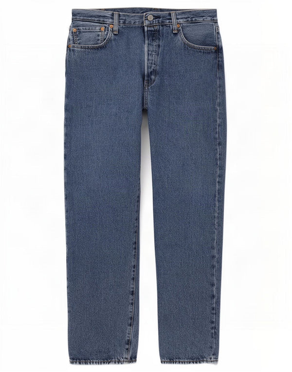 Мужские прямые джинсы Levi's 501 W34 L32 синие, хлопок