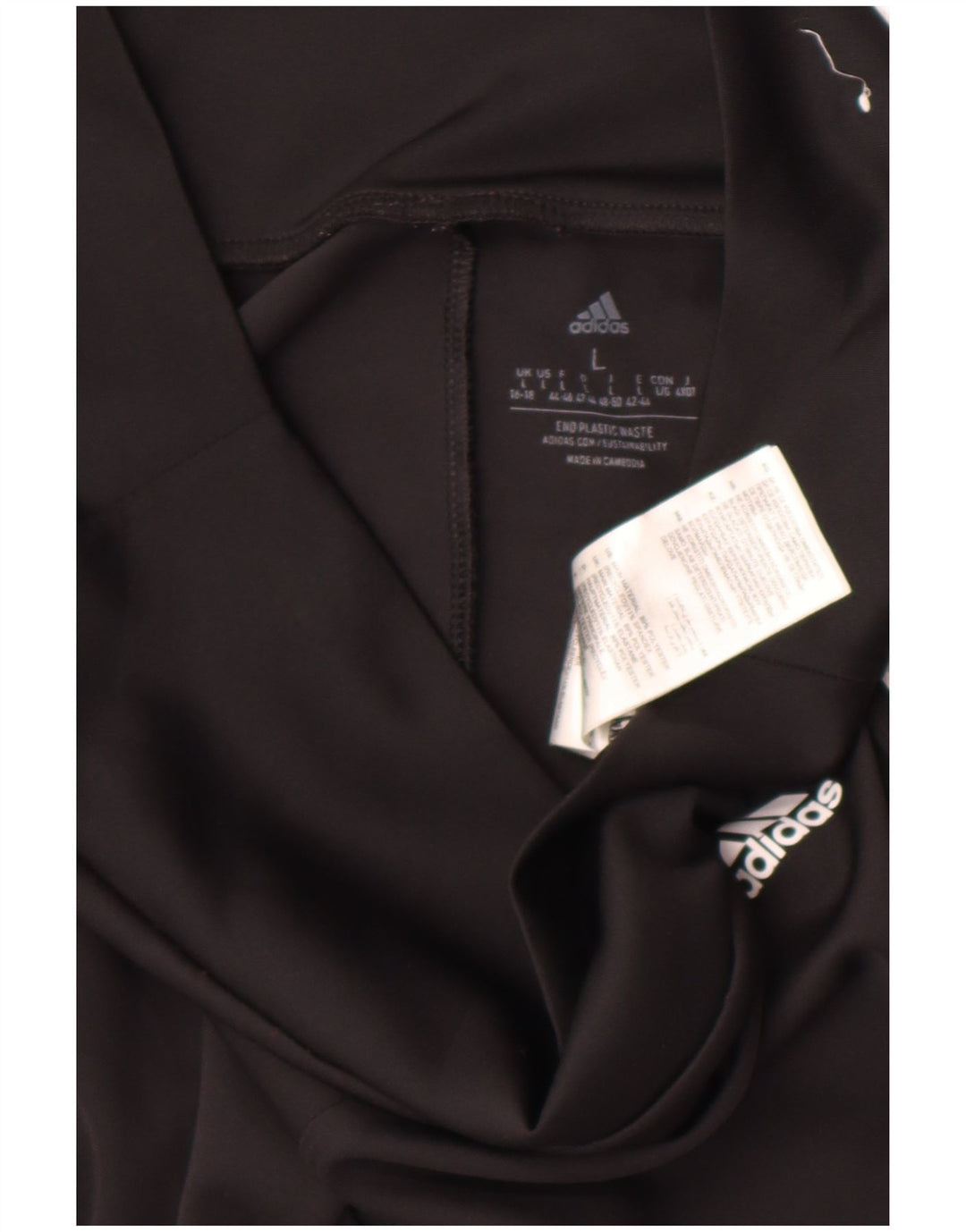 Женские леггинсы Adidas Aeroready UK 16/18, большой черный полиэстер