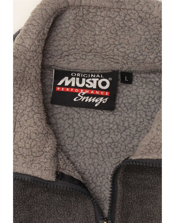 Мужская флисовая куртка Musto UK 40, большая, серая