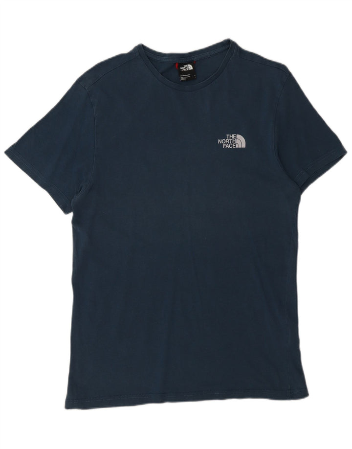 Мужская футболка The North Face, маленький синий хлопок