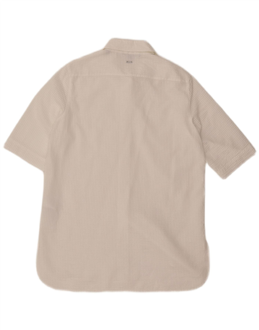 Женское платье-рубашка ARMANI EXCHANGE UK 14, средний белый в тонкую полоску