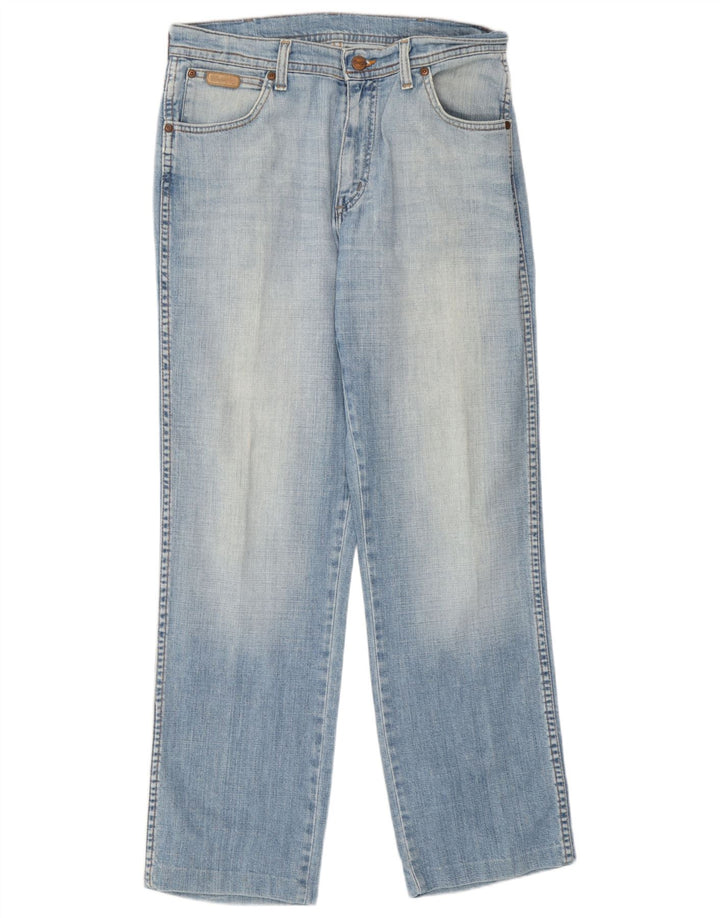 Мужские прямые джинсы Wrangler Texas Stretch W32 L31, синий хлопок