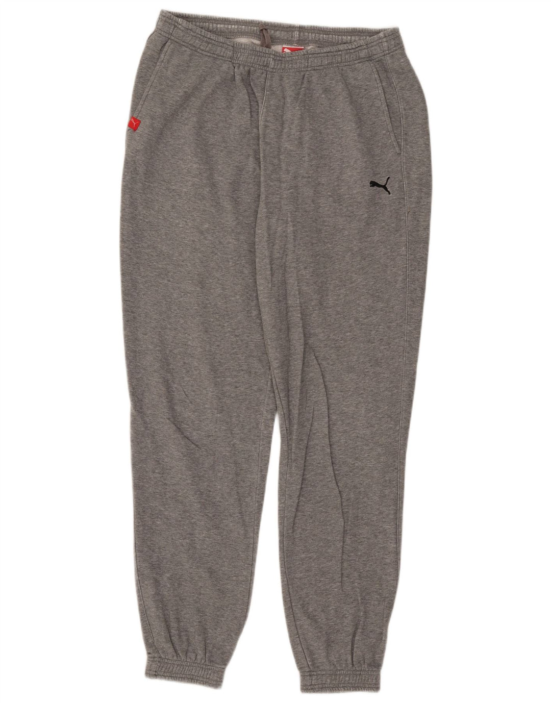 PUMA Mens Tracksuit Trousers Joggers Large  Grey Cotton