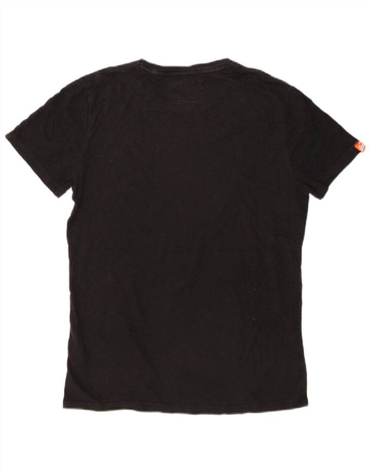Мужская футболка Superdry, маленький черный хлопок