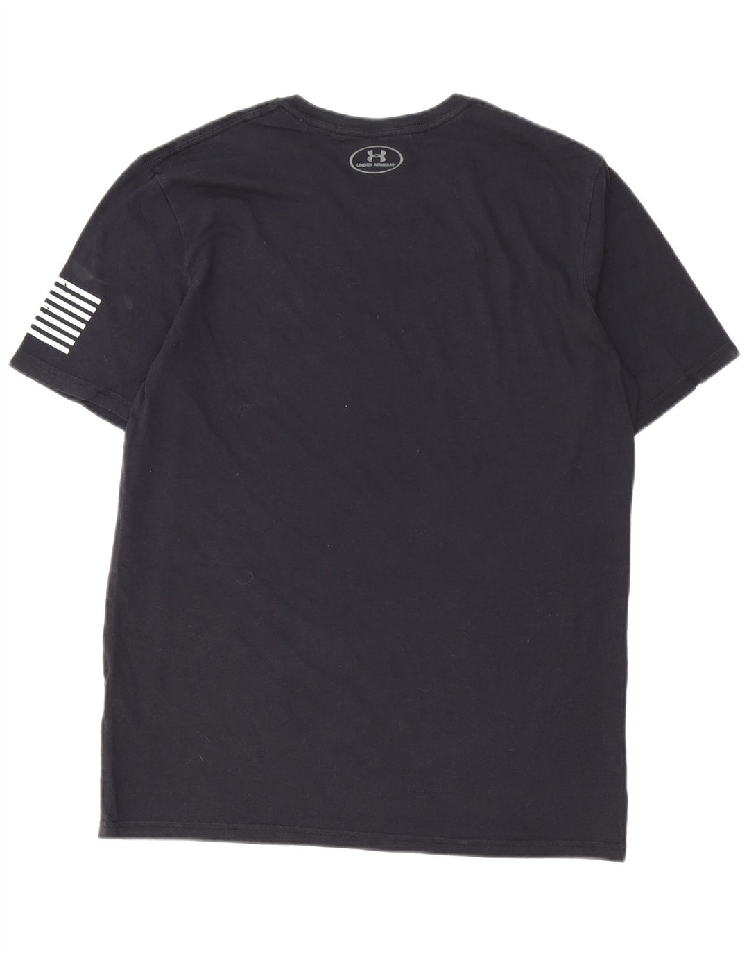 UNDER ARMOR Мужская футболка с рисунком Heat Gear Top Medium Black Cotton