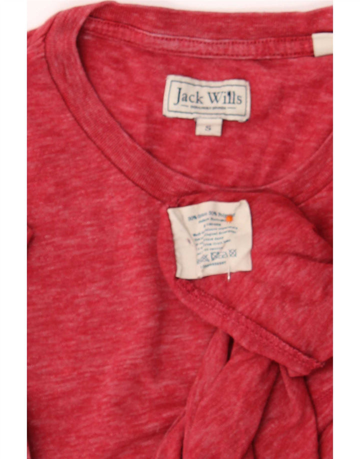 Мужская футболка Jack Wills, маленький красный хлопок
