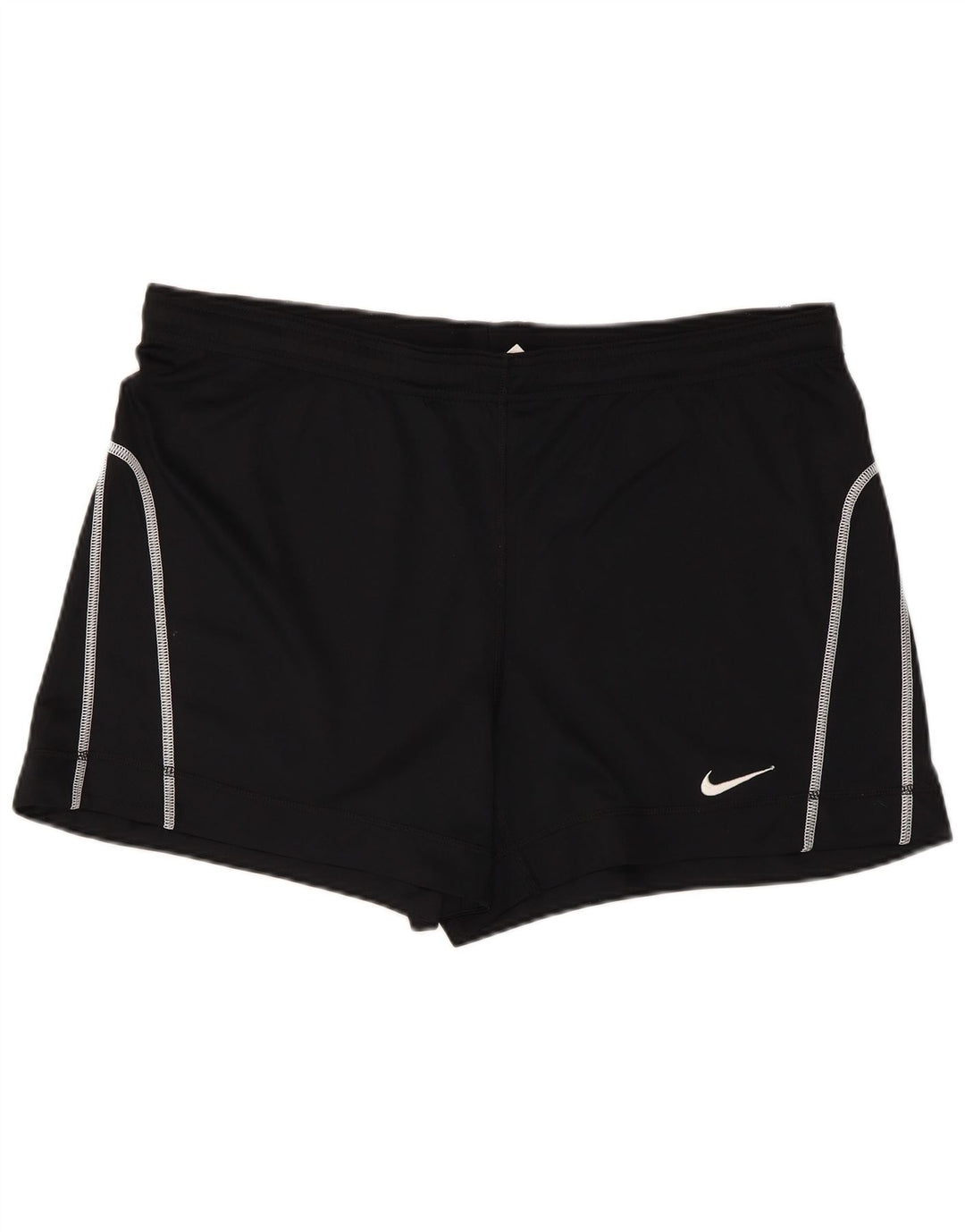 Женские спортивные шорты NIKE Dri Fit UK 16/18, большие черные, полиэстер