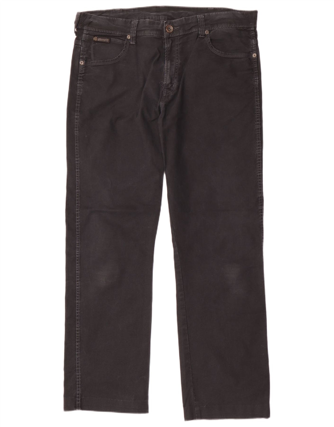 Мужские прямые джинсы Wrangler Clyde W36 L32, черный хлопок