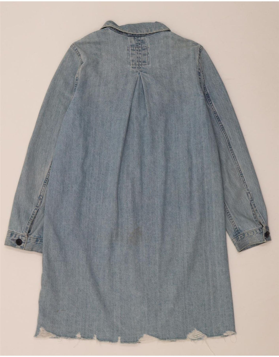 Женское джинсовое пальто Levi's в стиле оверсайз, размер UK 10, маленький синий, хлопок