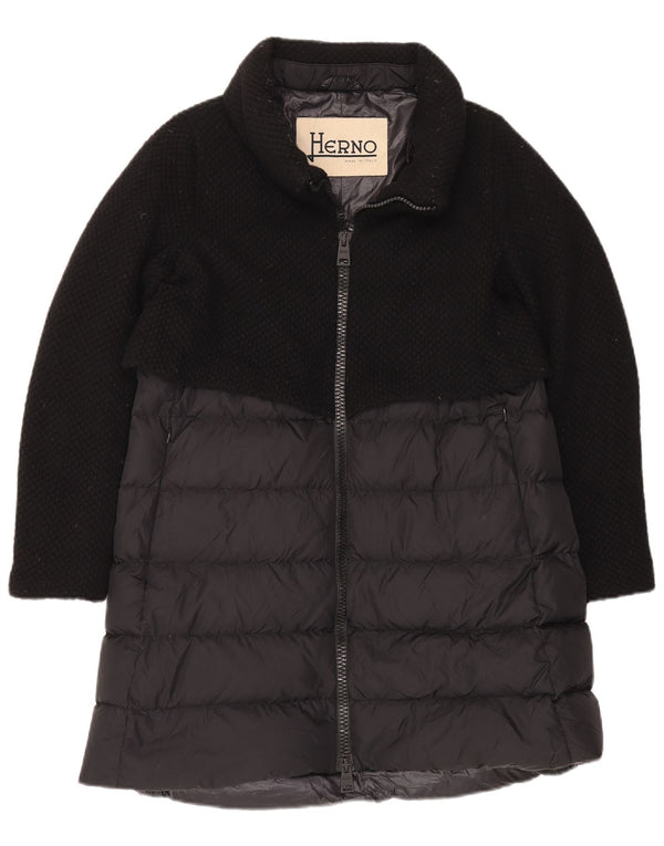 Женский пуховик Herno IT 42 Medium Black Wool