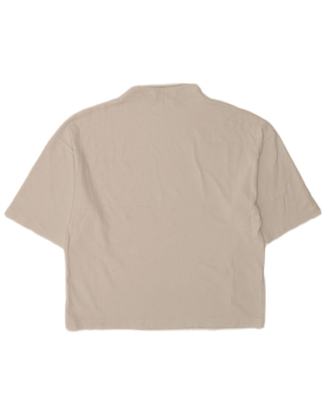 Женская футболка оверсайз Zara Top UK 10, маленький белый хлопок