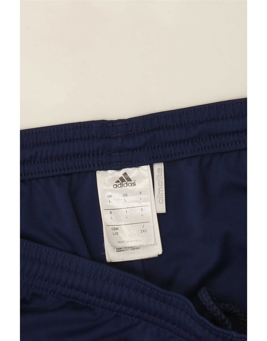 Мужские спортивные шорты Adidas Climalite, большие темно-синие, полиэстер