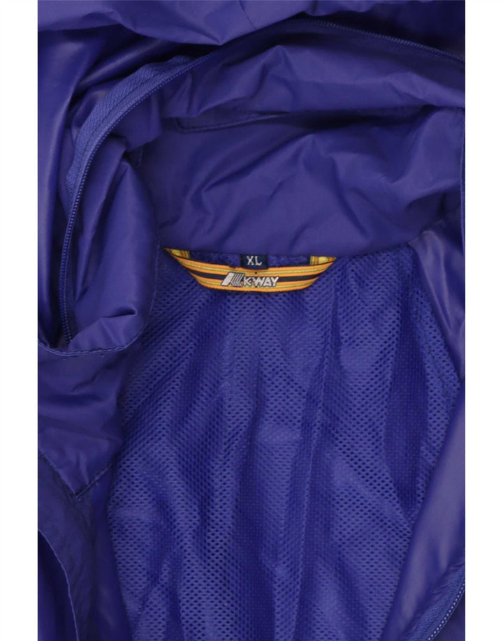 Мужская дождевик с капюшоном K-Way UK 42 XL Синий