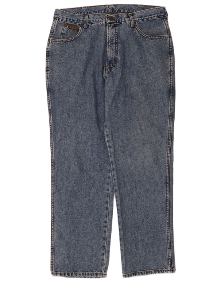 Мужские прямые джинсы Wrangler Ohio W36 L30, синий хлопок