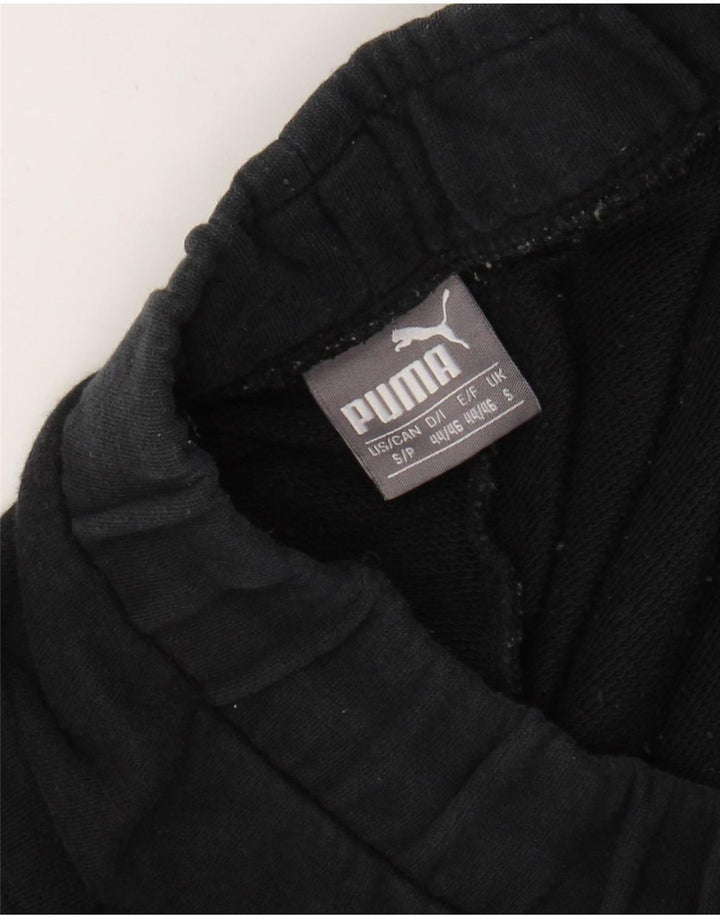 Мужские спортивные шорты PUMA с графическим рисунком, маленькие черные с цветными блоками