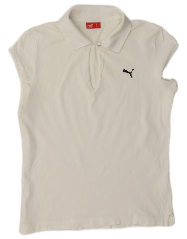 Женская рубашка поло Puma UK 12, средний белый