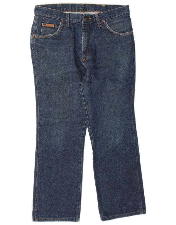 Мужские прямые джинсы Wrangler Alaska W33 L27, синие, хлопок