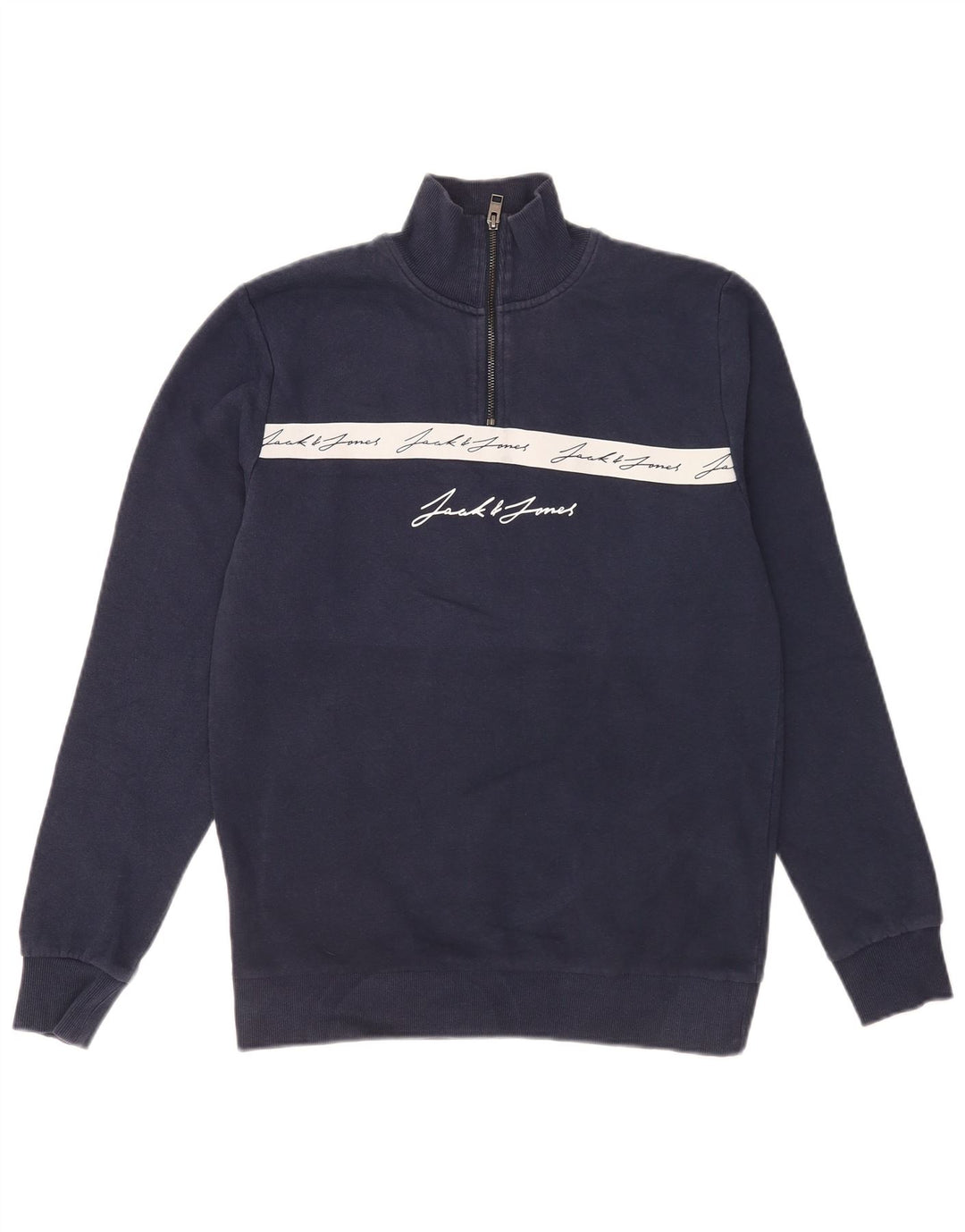Мужской свитшот с рисунком Jack & Jones, средний, темно-синий, цветных блоков