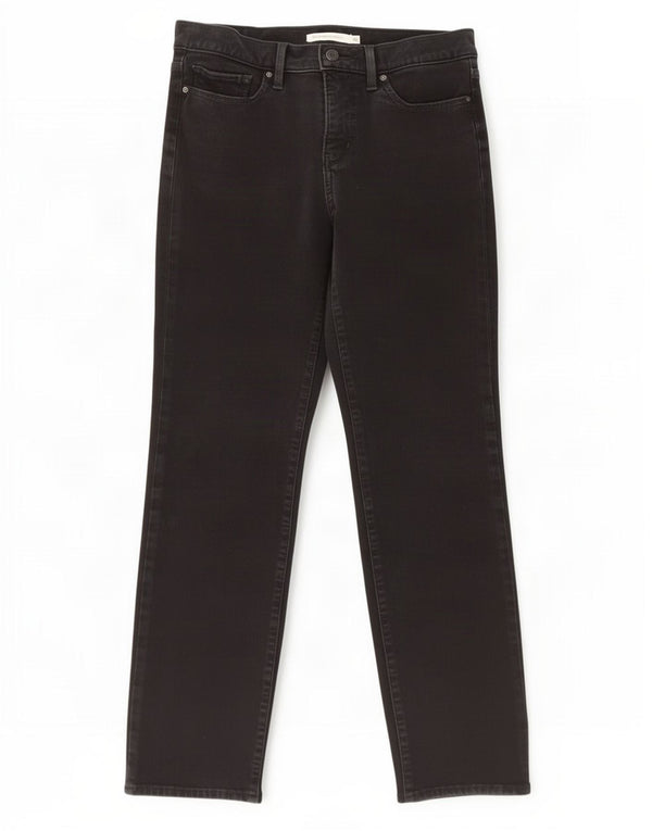 Женские прямые джинсы Levi's 314 Shaping W29 L28, черные