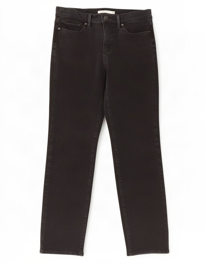Женские прямые джинсы Levi's 314 Shaping W29 L28, черные