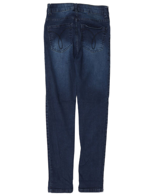 Женские джинсы скинни Calvin Klein EU 38, маленькие W24 L27, синие, хлопок