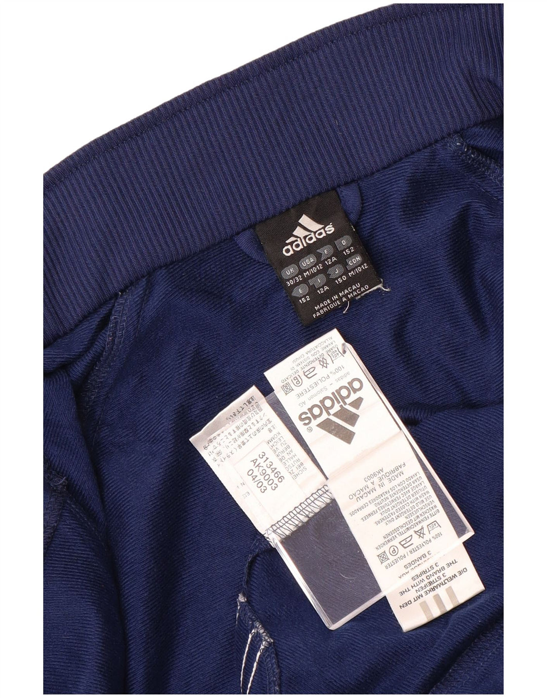 Спортивный костюм ADIDAS для девочек, верхняя куртка 11–12 лет, темно-синий полиэстер