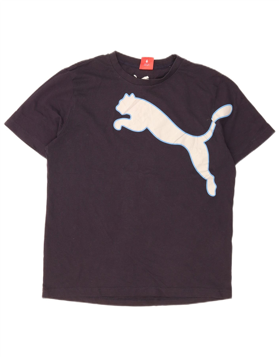 Мужская футболка с рисунком Puma, средний темно-синий