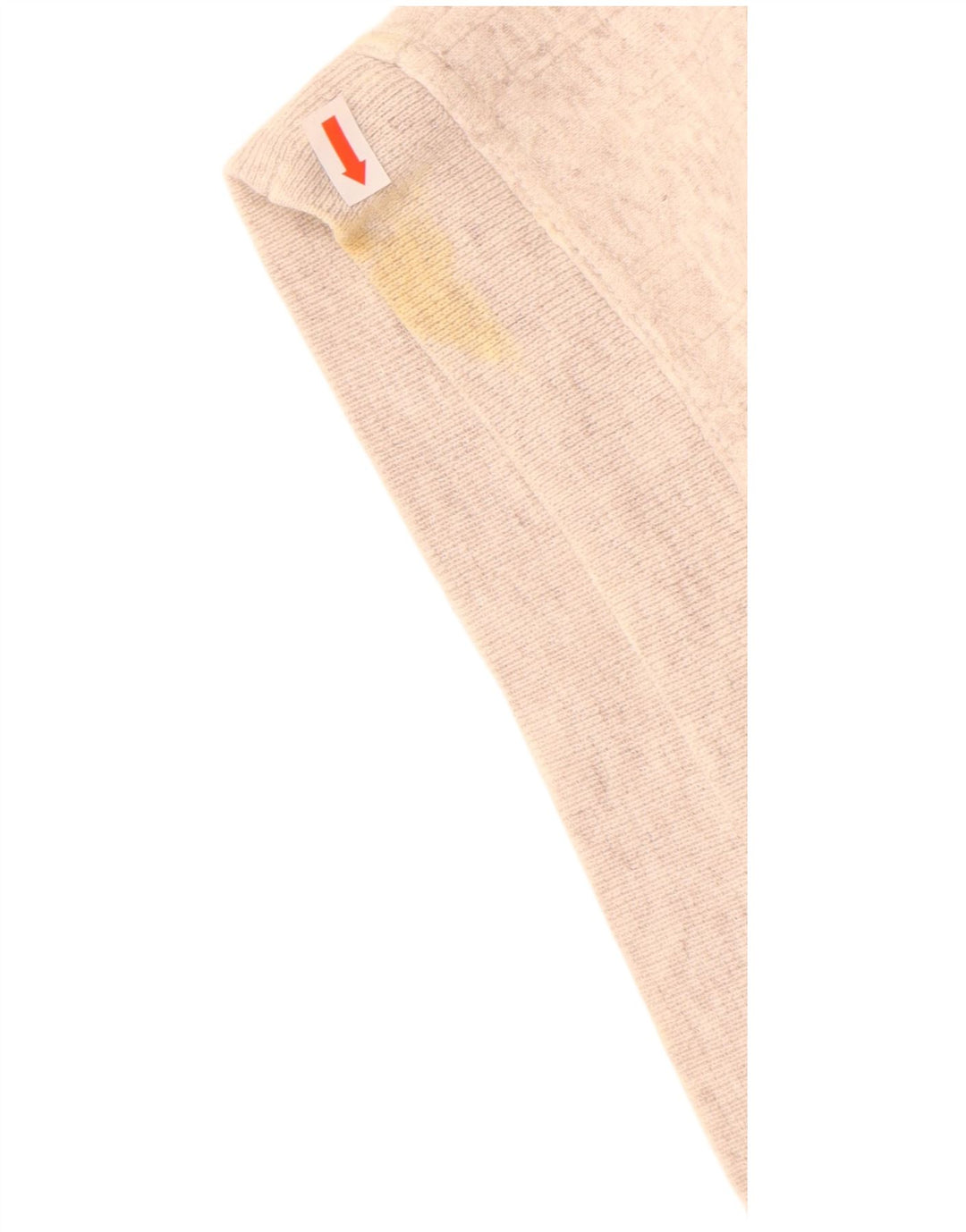 VINTAGE Мужской свитер с воротником поло 2XL Бежевый