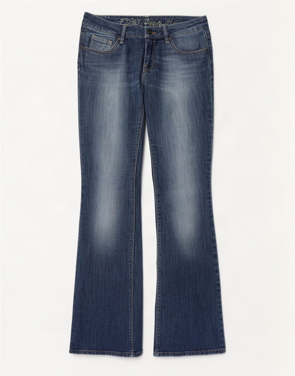 Женские джинсы Bootcut с низкой талией Esprit UK 12, средние W32 L34, синие