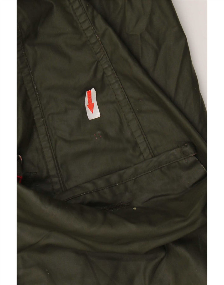 Женская куртка Barbour из вощеного хлопка UK 10, маленький цвет хаки