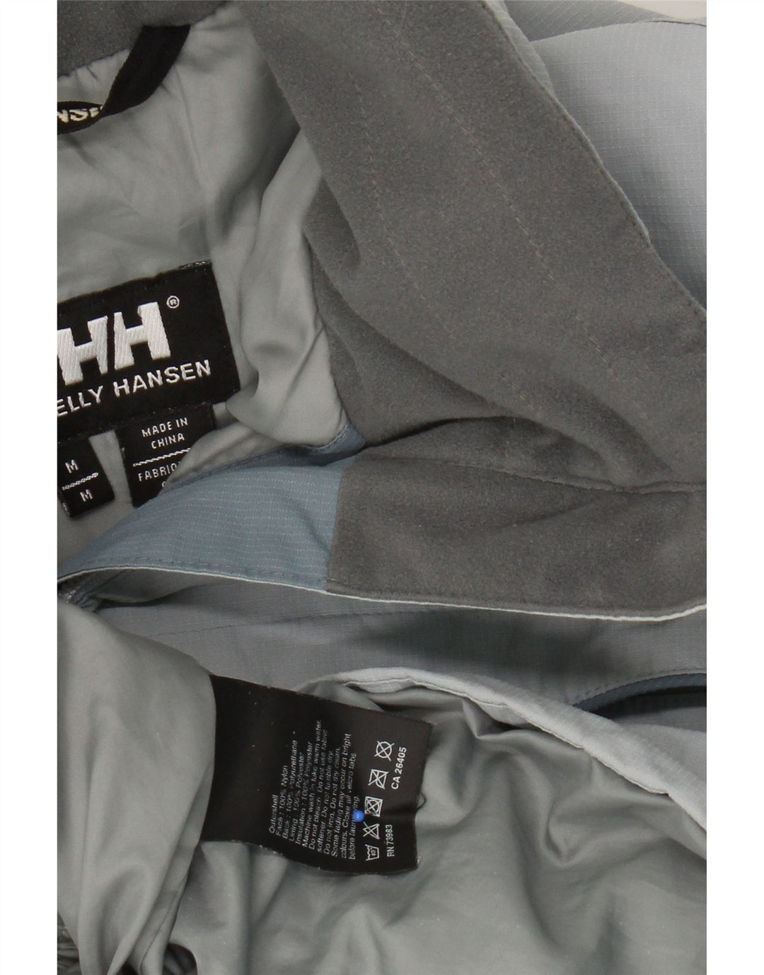 HELLY HANSEN Женская ветровка с капюшоном UK 14, средний синий нейлон