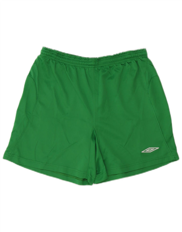 Мужские спортивные шорты Umbro, большие зеленые, полиэстер