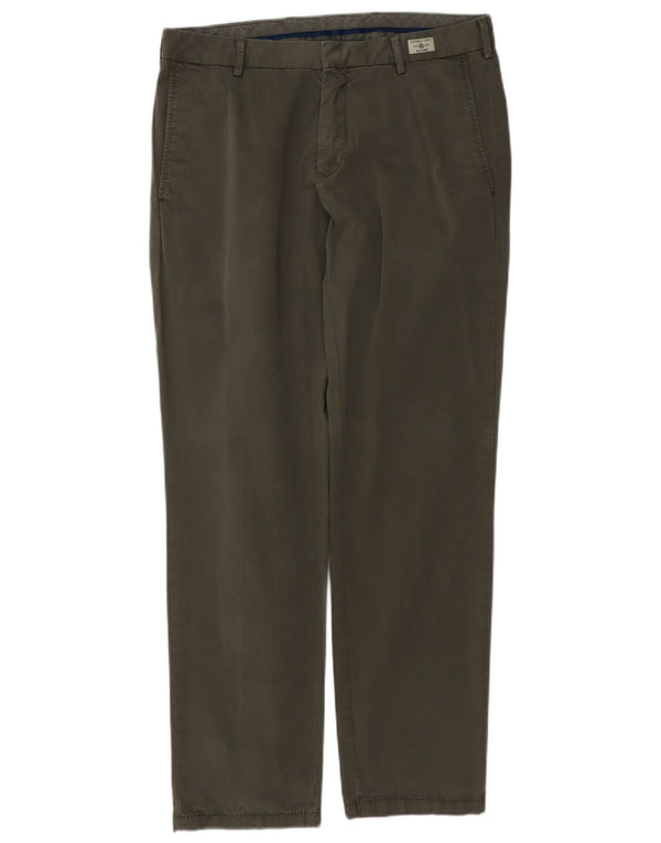 TOMMY HILFIGER Мужские прямые брюки чинос W33 L32 хаки, хлопок