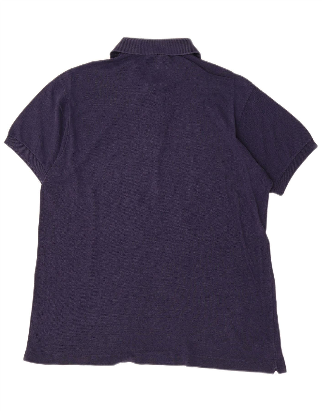 Мужская рубашка-поло LACOSTE, размер 5, большая, темно-синяя, хлопок