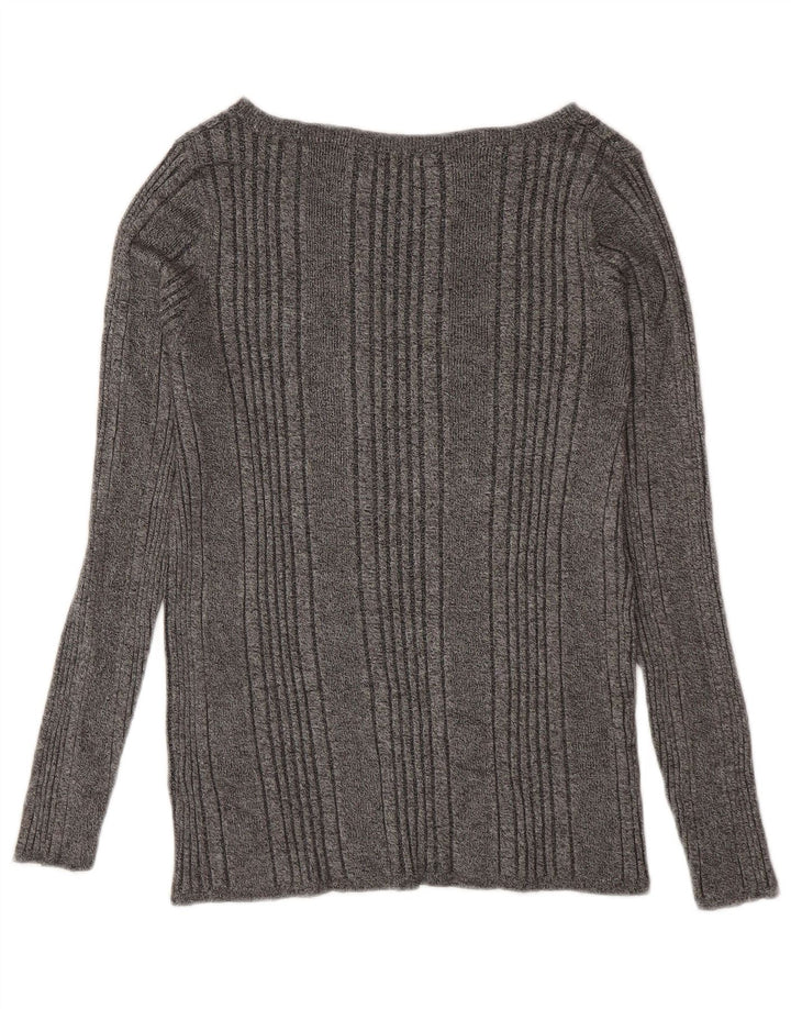 Женский топ с длинным рукавом Marks & Spencer UK 18 XL Серый вискоза