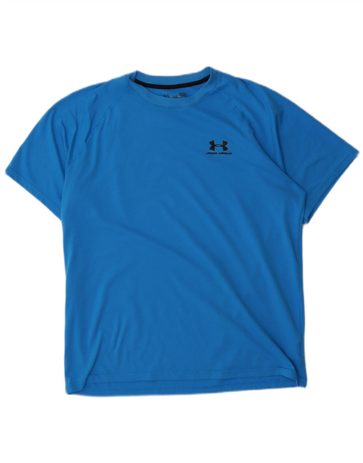 Мужская футболка Under Armour, большой синий полиэстер