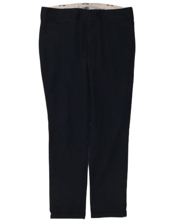 Мужские брюки-чиносы Dickies Slim Fit W34 L32 темно-синие из полиэстера