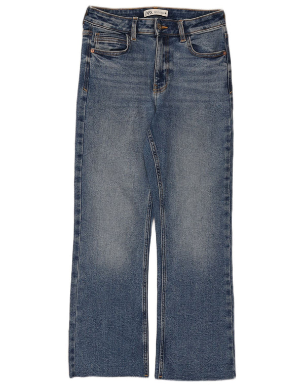 Женские прямые джинсы Zara EU 36 XS W26 L26, синий хлопок