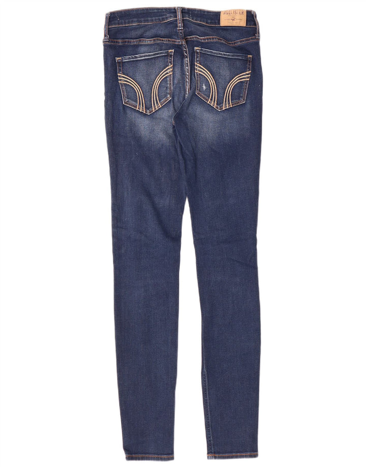 HOLLISTER Женские потертые джинсы скинни США 3 XS W26 L31 Синий хлопок