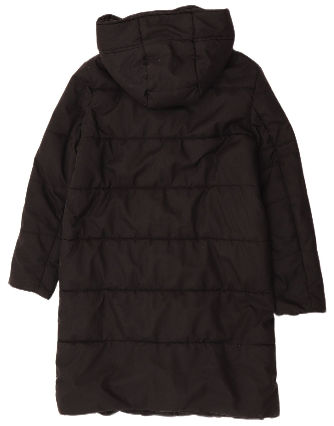 Crew Clothing Женское пуховое пальто обычного кроя с капюшоном UK 14, средний черный