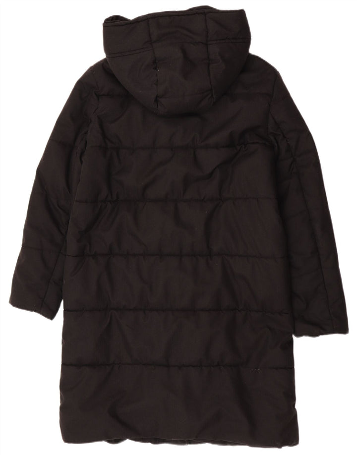 Crew Clothing Женское пуховое пальто обычного кроя с капюшоном UK 14, средний черный